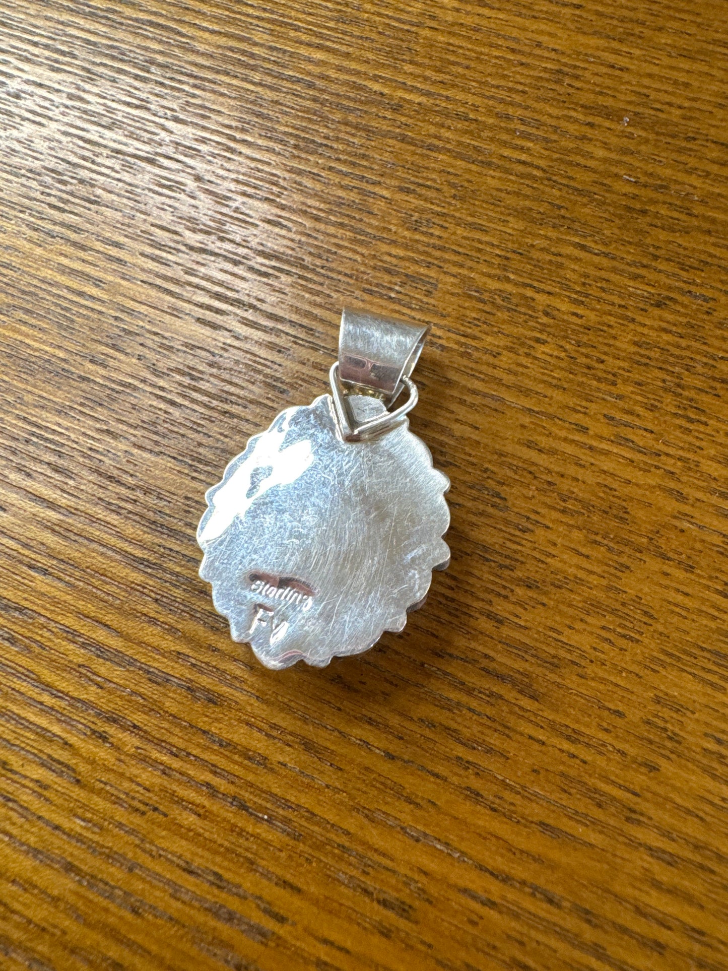 Turquoise Pendant by Falencia Yazzie