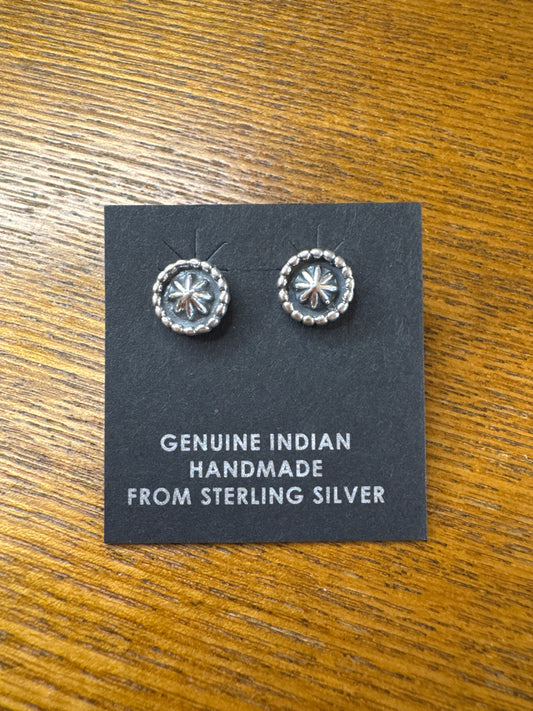 Silver Circle Earrings