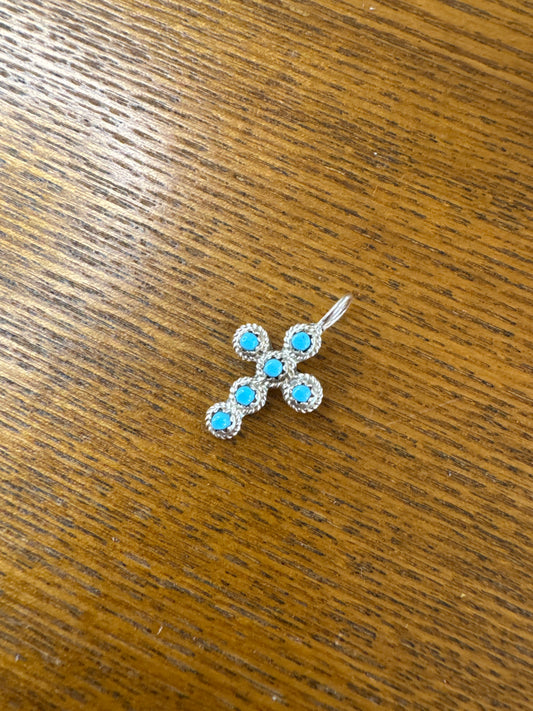Zuni Cross Necklace Pendant