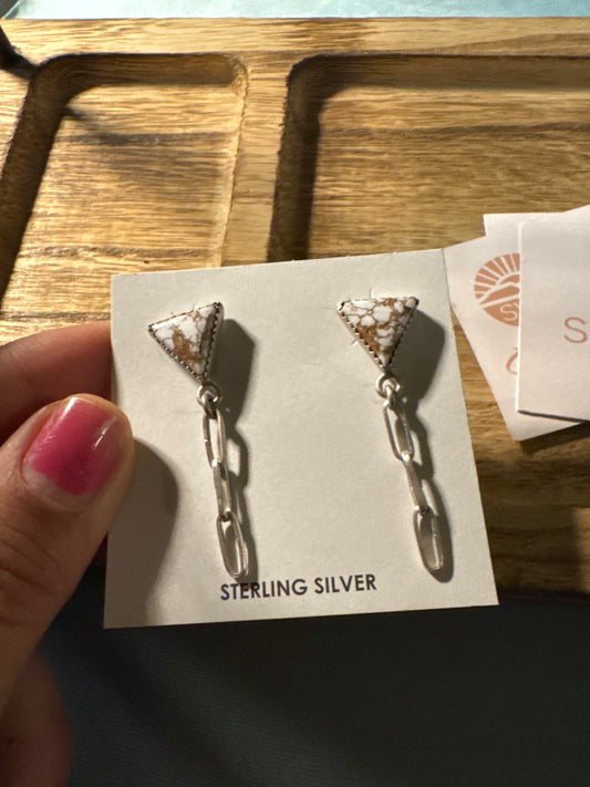 Wild Horse Paperclip Earrings