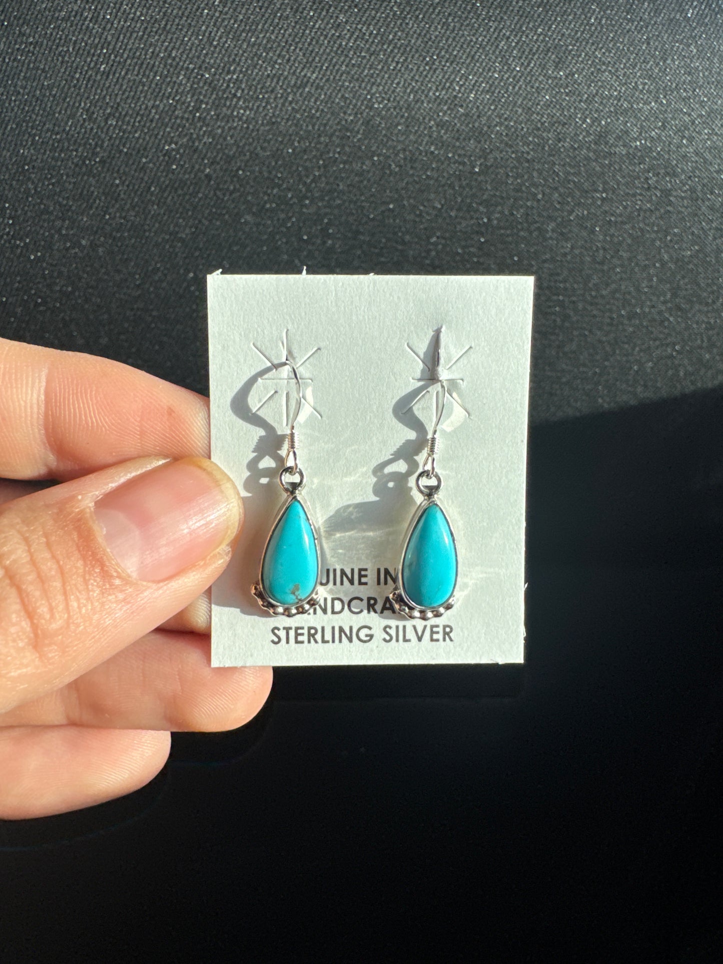 Turquoise Teardrop Earrings