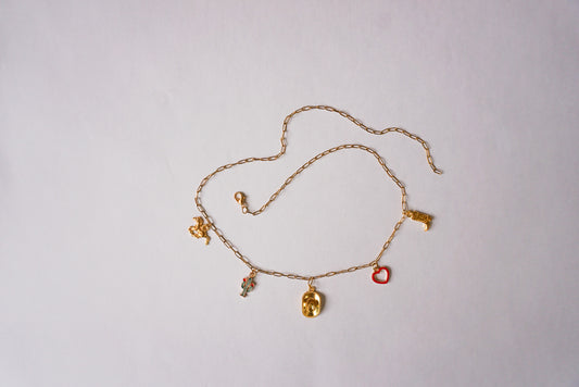 Cowboy Kiss Charm Necklace - Wander West Collection