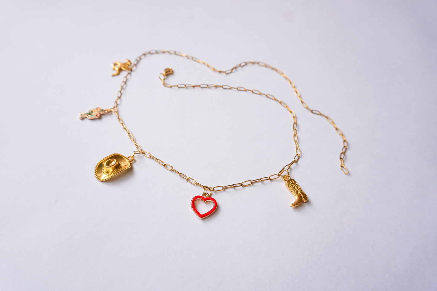 Cowboy Kiss Charm Necklace - Wander West Collection