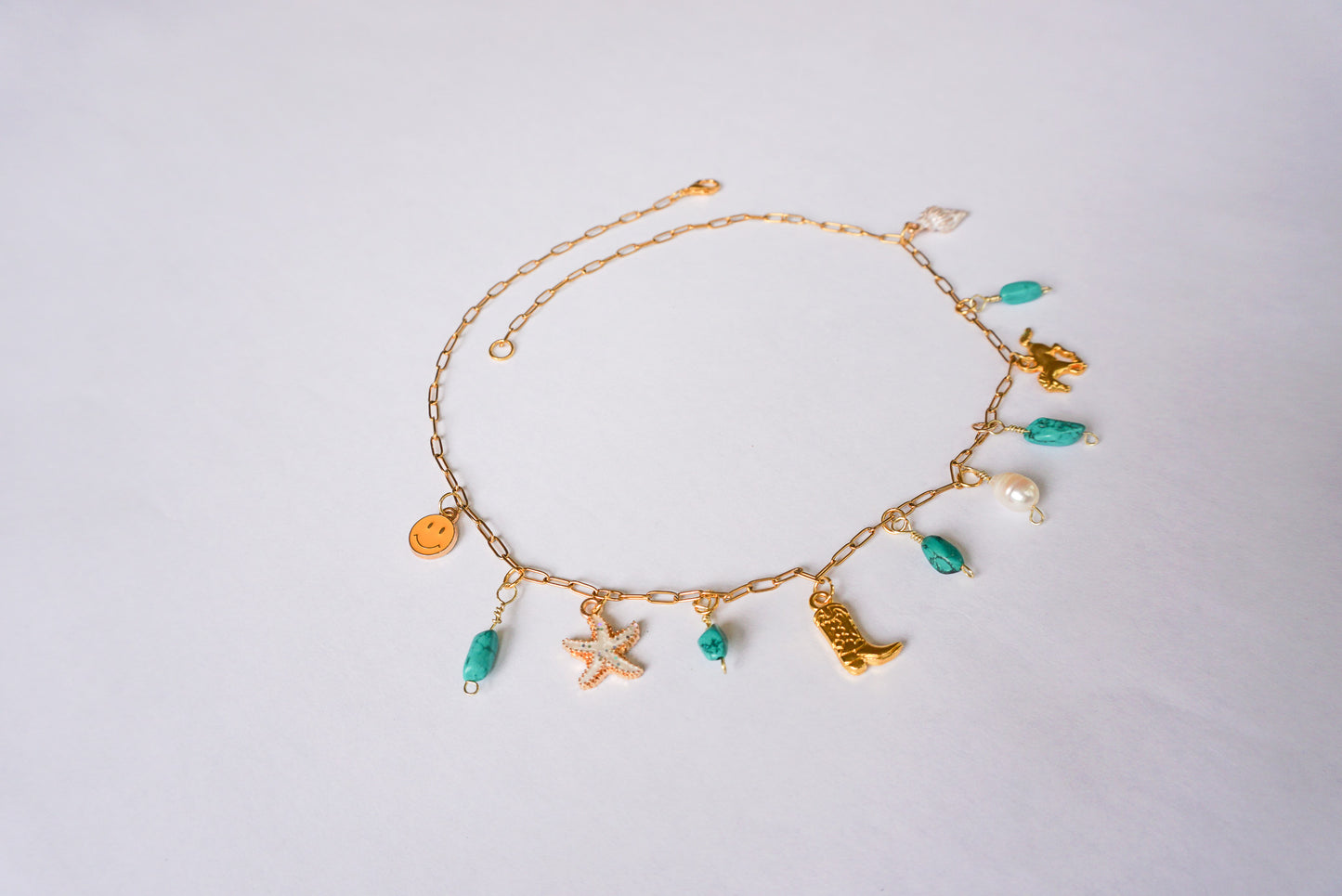 Coastal Cowgirl Charm Necklace - Wander West Collection