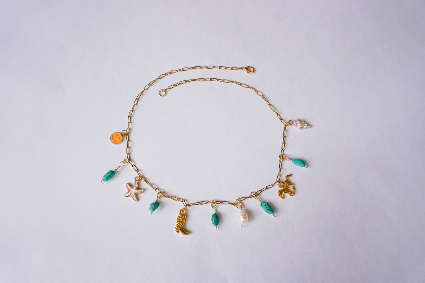 Coastal Cowgirl Charm Necklace - Wander West Collection