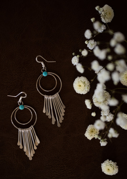 Sterling Silver and Turquoise Earrings 