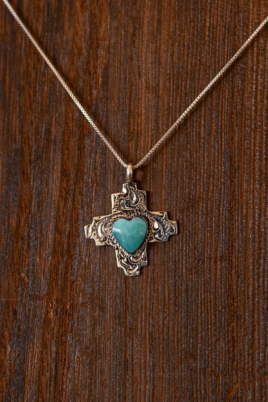 Turquoise and Sterling Silver Necklace