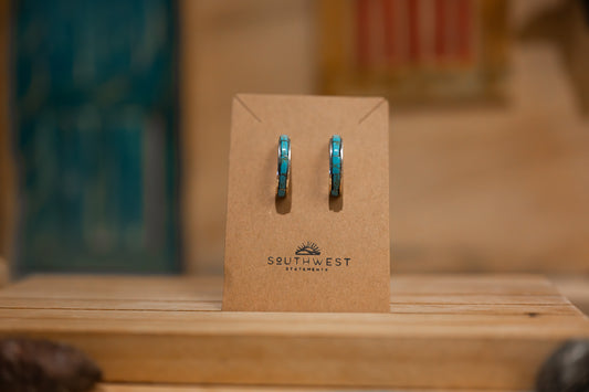 Turquoise Inlay Earrings