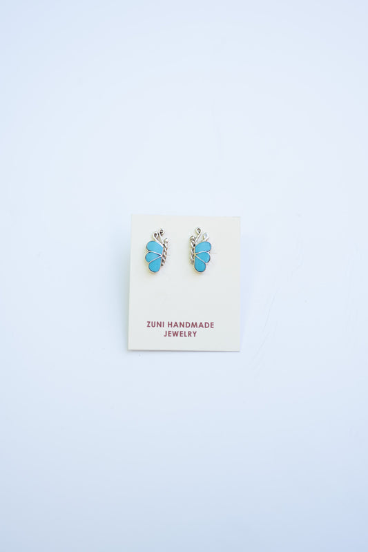 Zuni Butterfly Stud Earrings