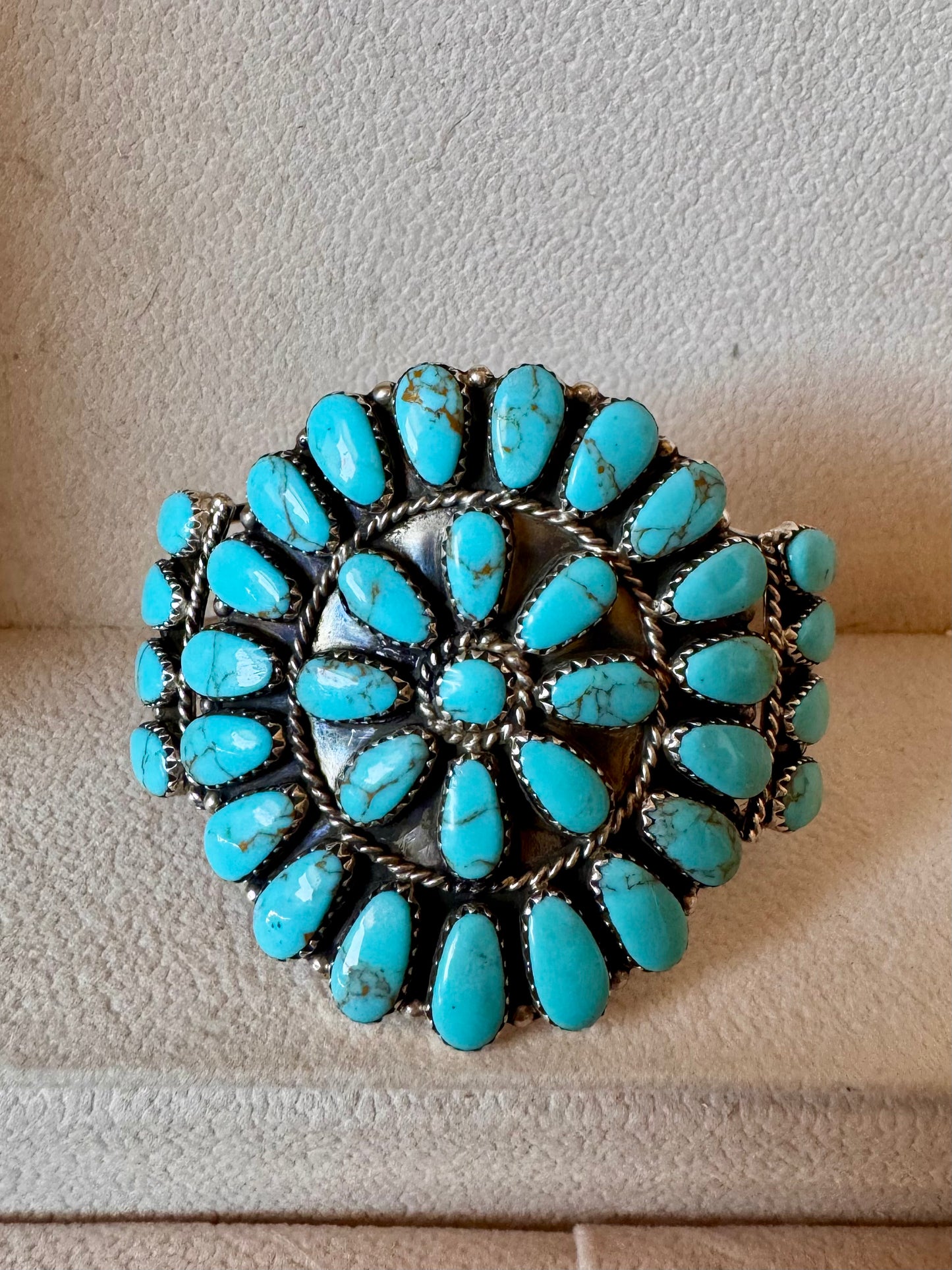 Navajo Cluster Turquoise Cuff