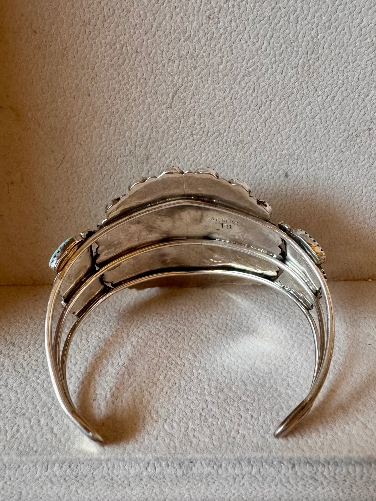 Navajo Cluster Turquoise Cuff