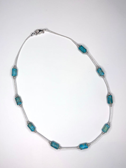 Turquoise and Heishi Necklace