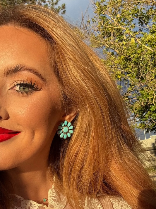 Cluster earrings