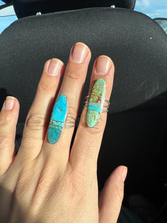 Turquoise Inlay Stone Ring