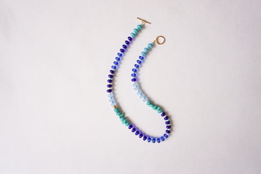 Santorini Waters Necklace - Wander West Collection