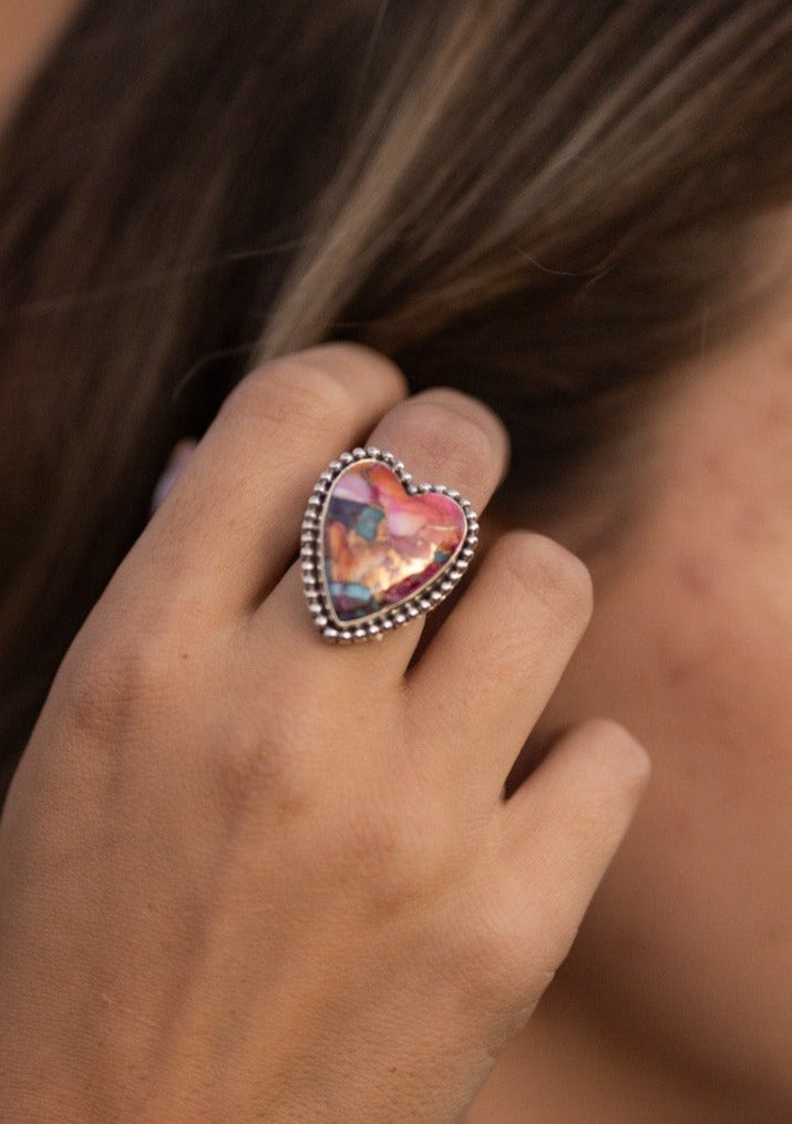 Dhalia Heart Ring