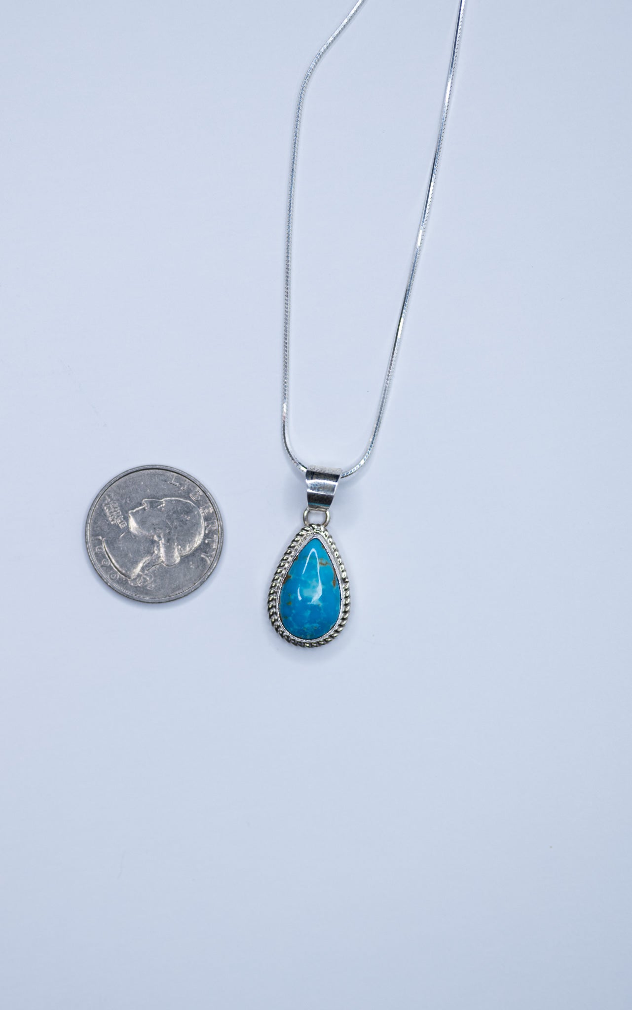 Turquoise Drop Pendant