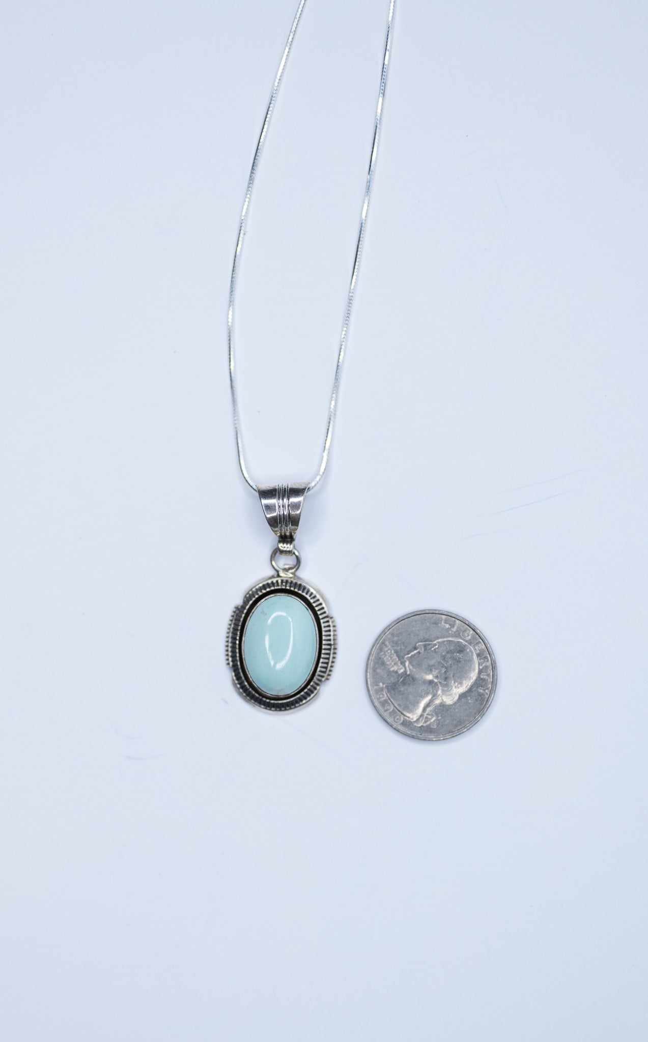 Kingman Turquoise Pendant