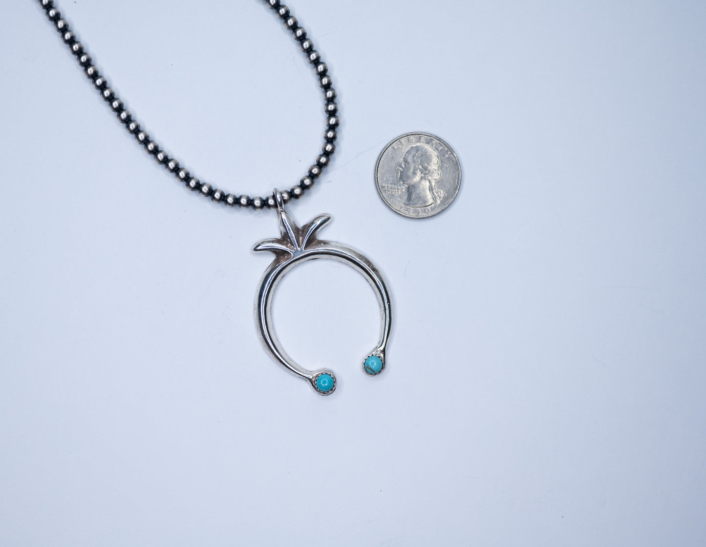 Silver and Turquoise Pendant