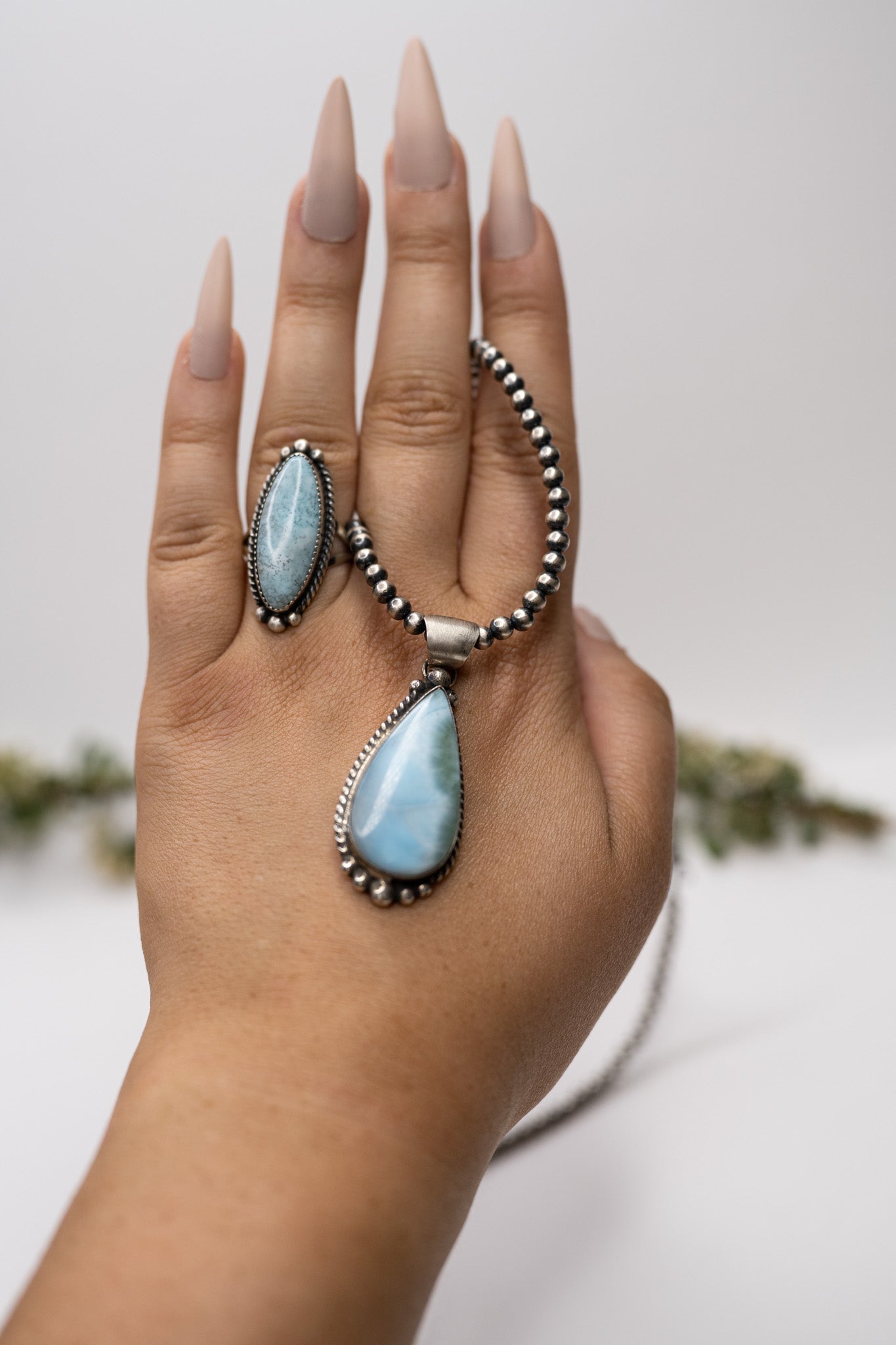 Larimar Pendant