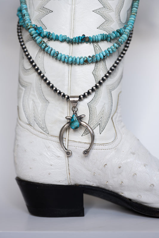 Blue Ridge Turquoise Naja Pendant