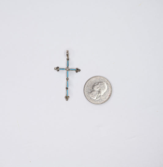 Turquoise Cross Pendant