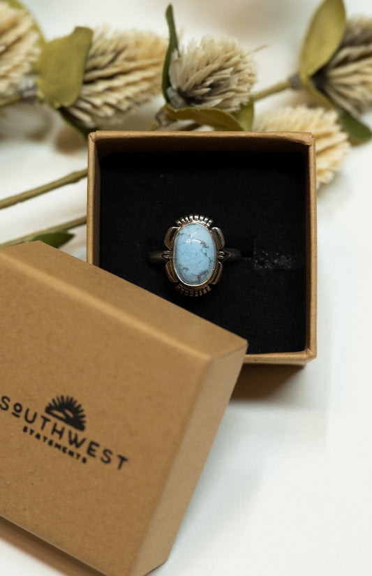 Golden Hills Turquoise Ring | Size 8