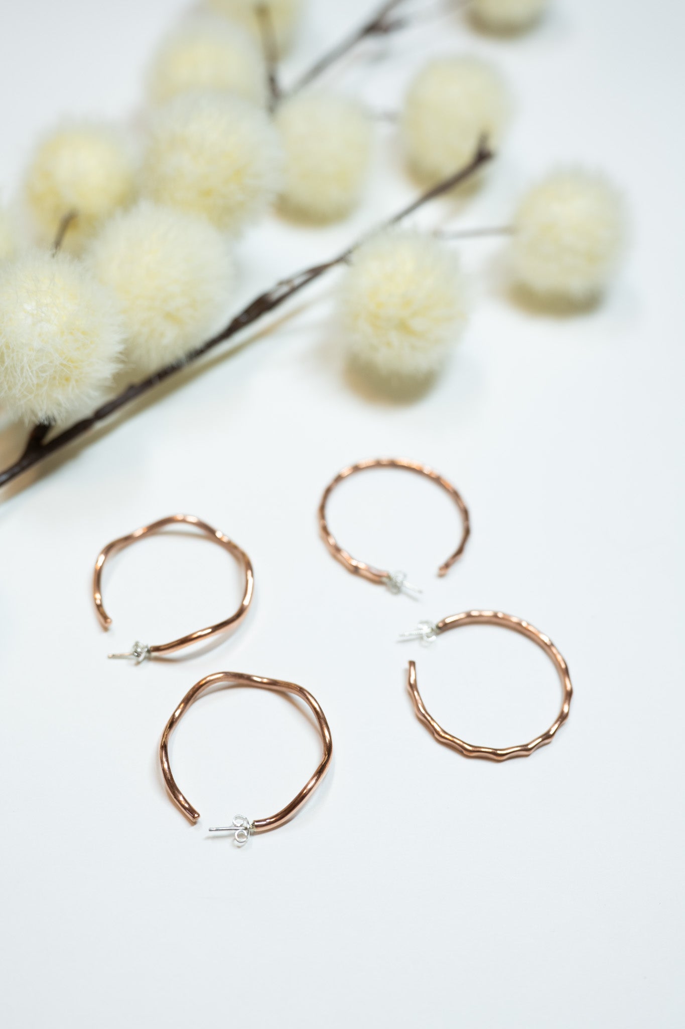 Copper Hoop Earrings