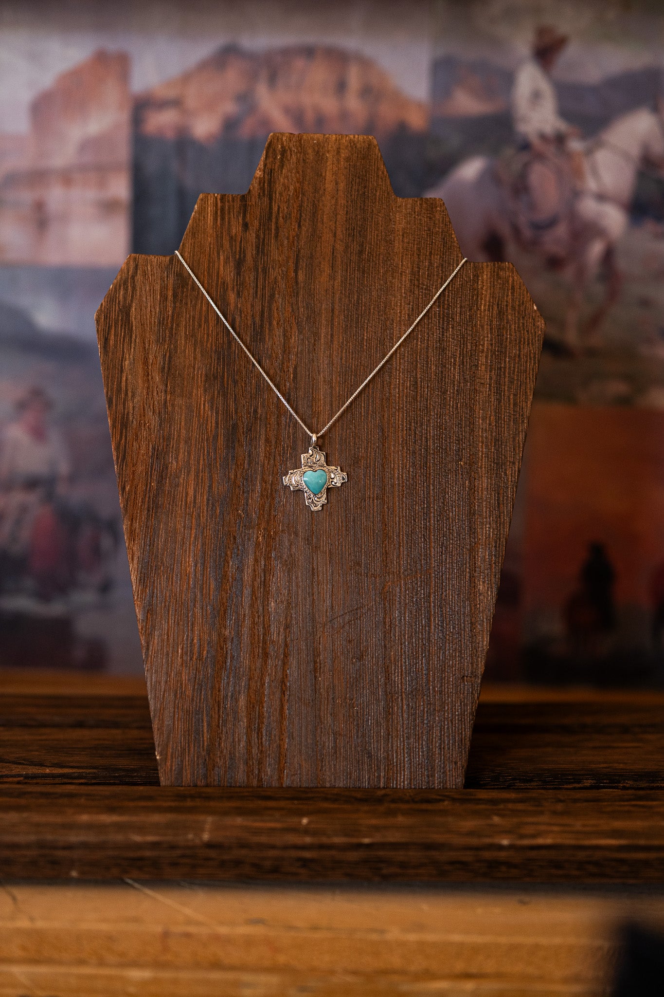 Turquoise and Sterling Silver Necklace