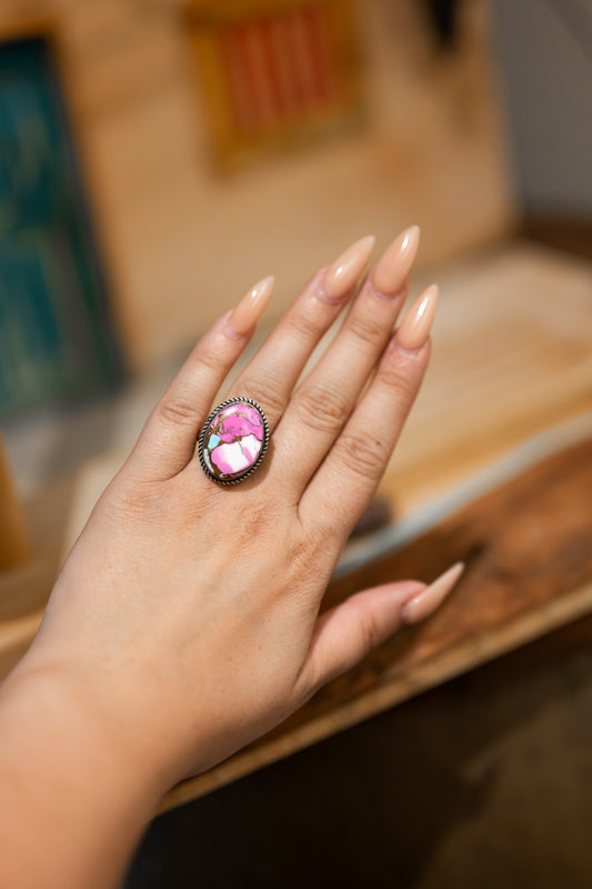 Cotton Candy Ring Adjustable