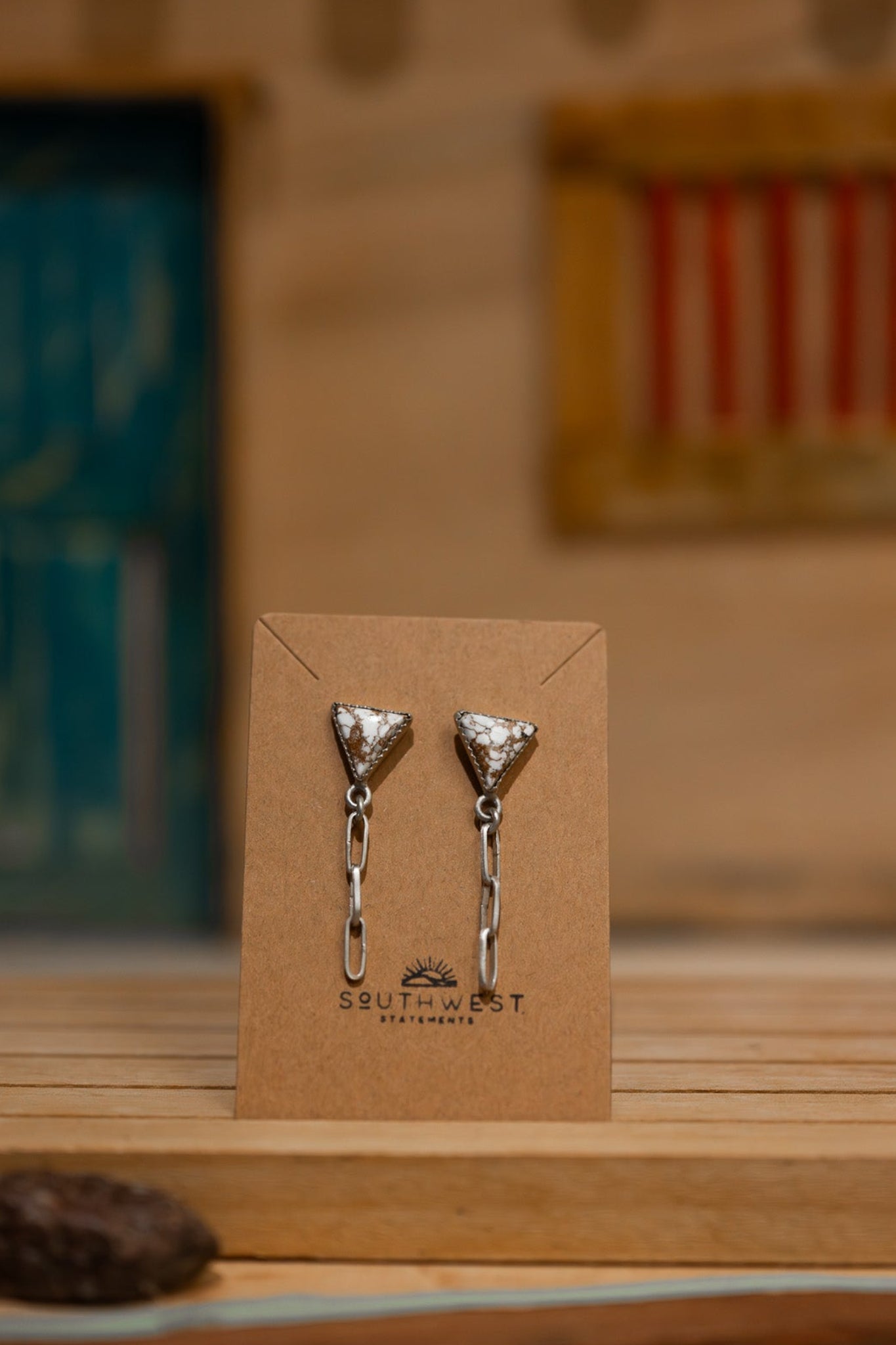 Wild Horse Paperclip Earrings
