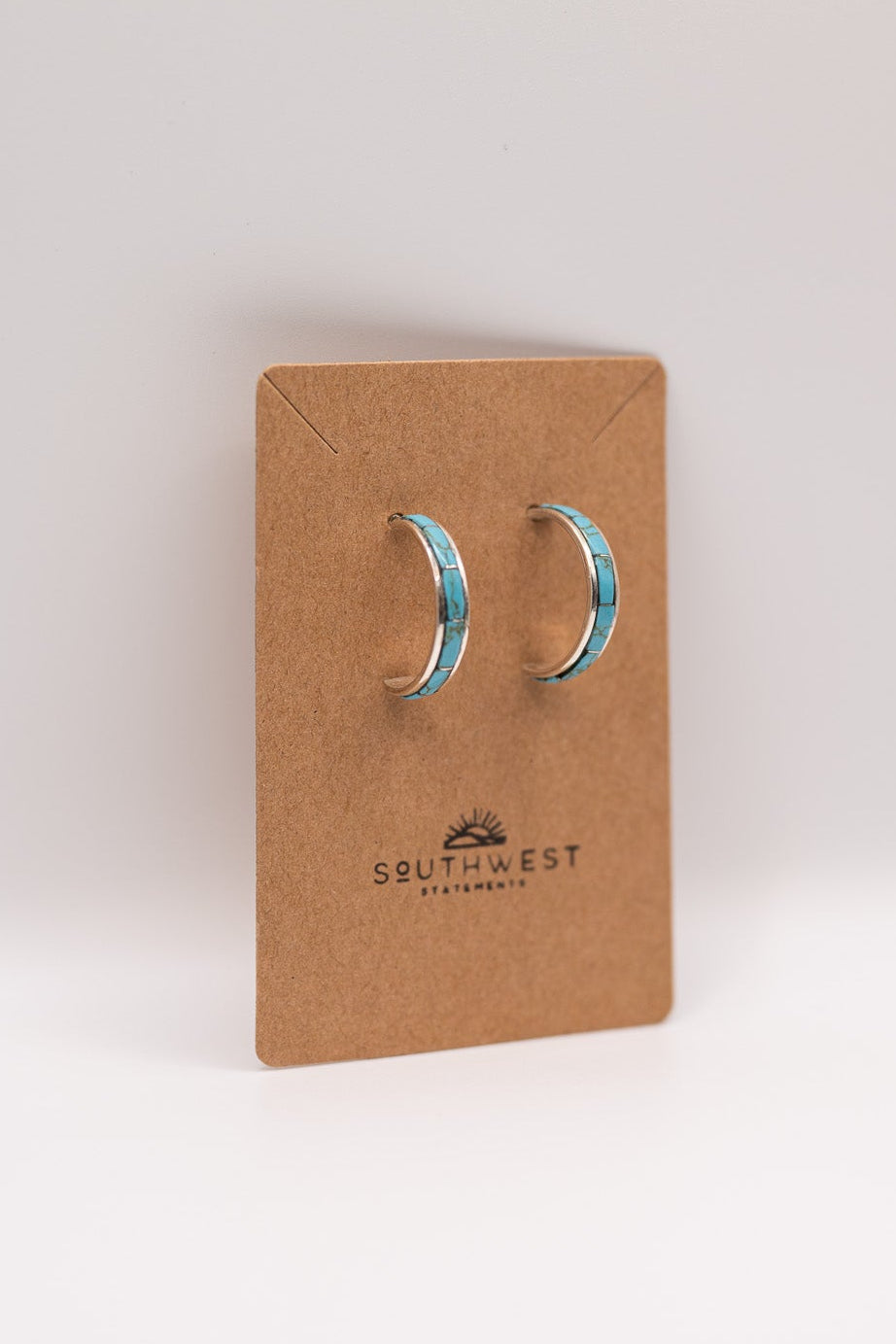 Turquoise Hoop Earrings
