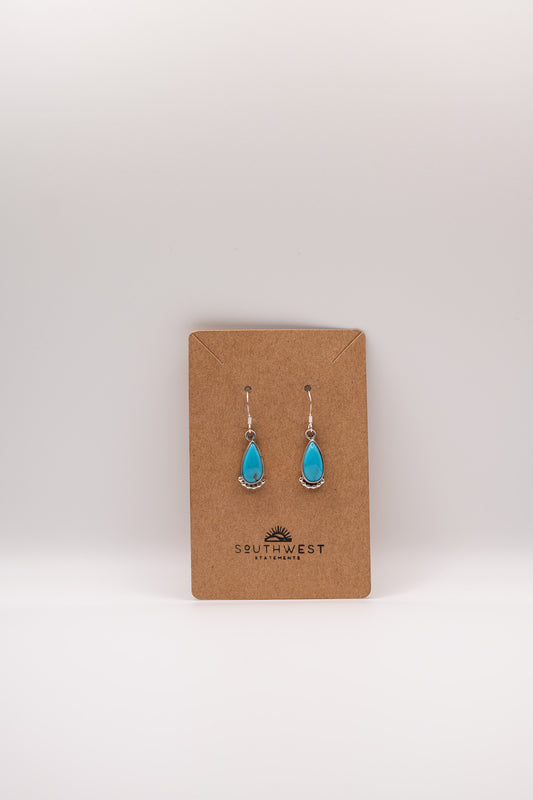 Turquoise Teardrop Earrings