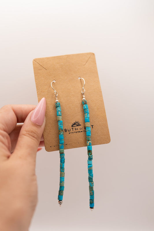 Turquoise Bead Earrings