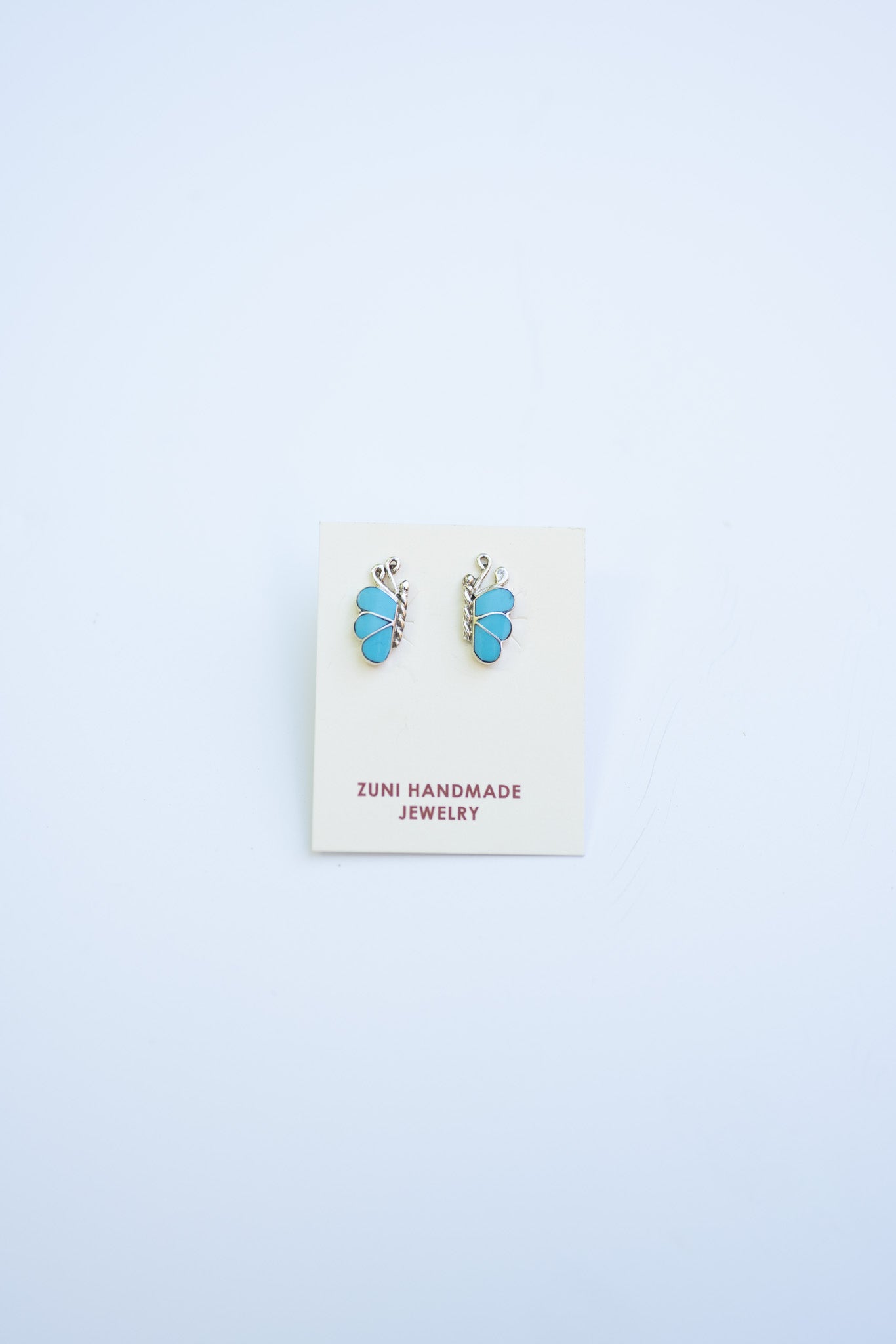 Zuni Butterfly Stud Earrings