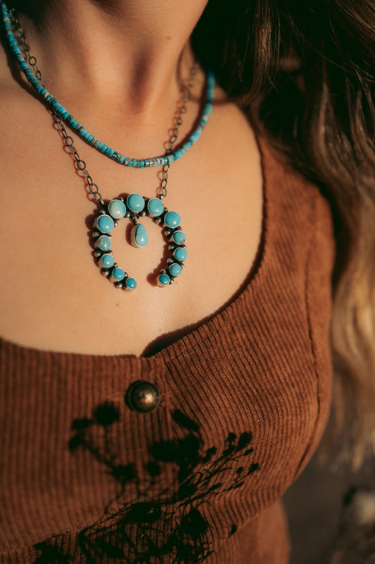 Turquoise Naja Chain Necklace
