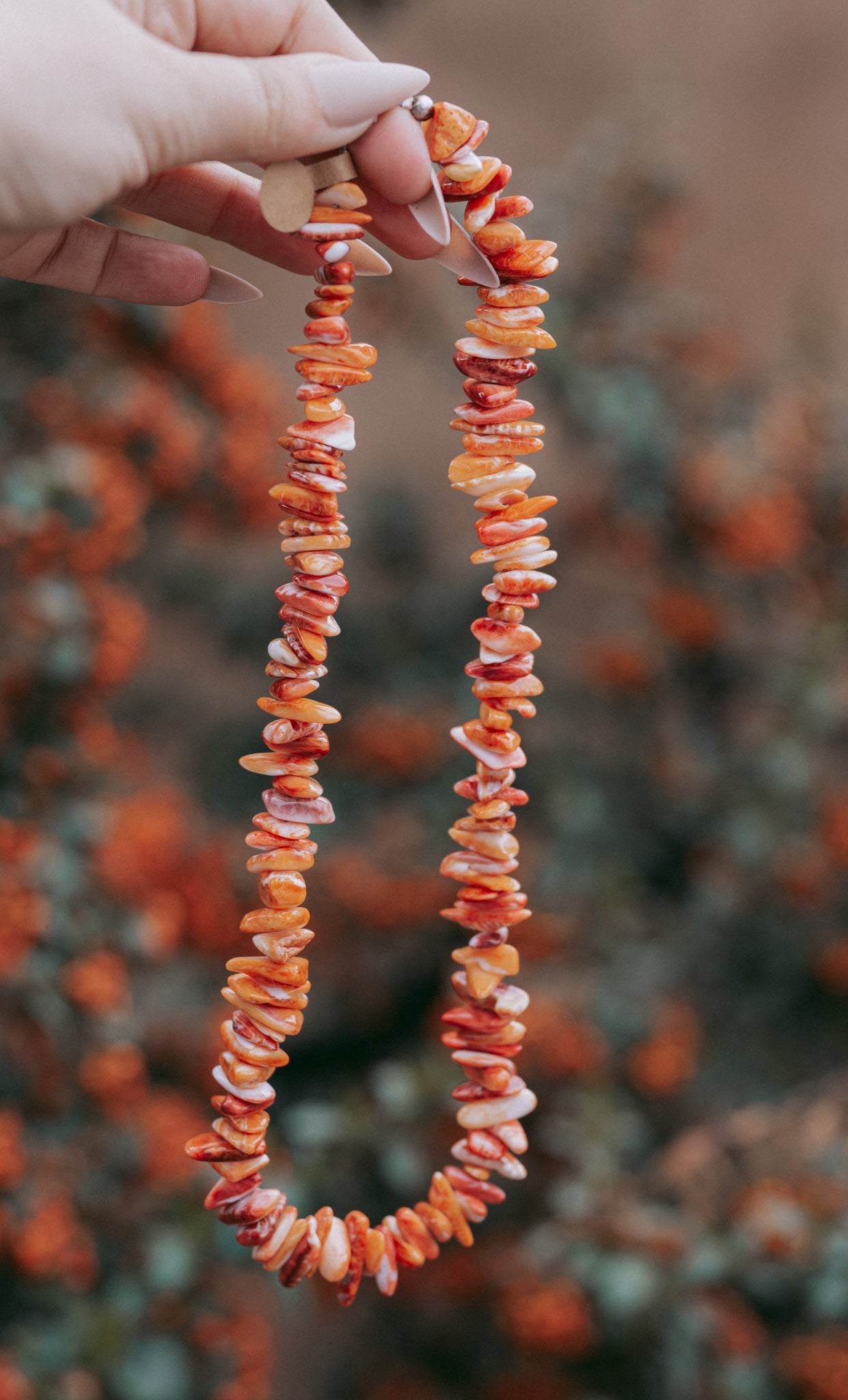 Spiny Oyster Chunky Necklace