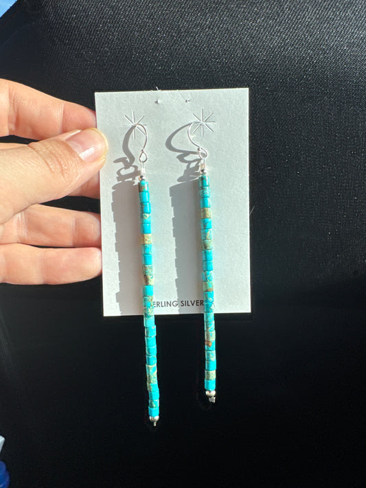 Turquoise Bead Earrings