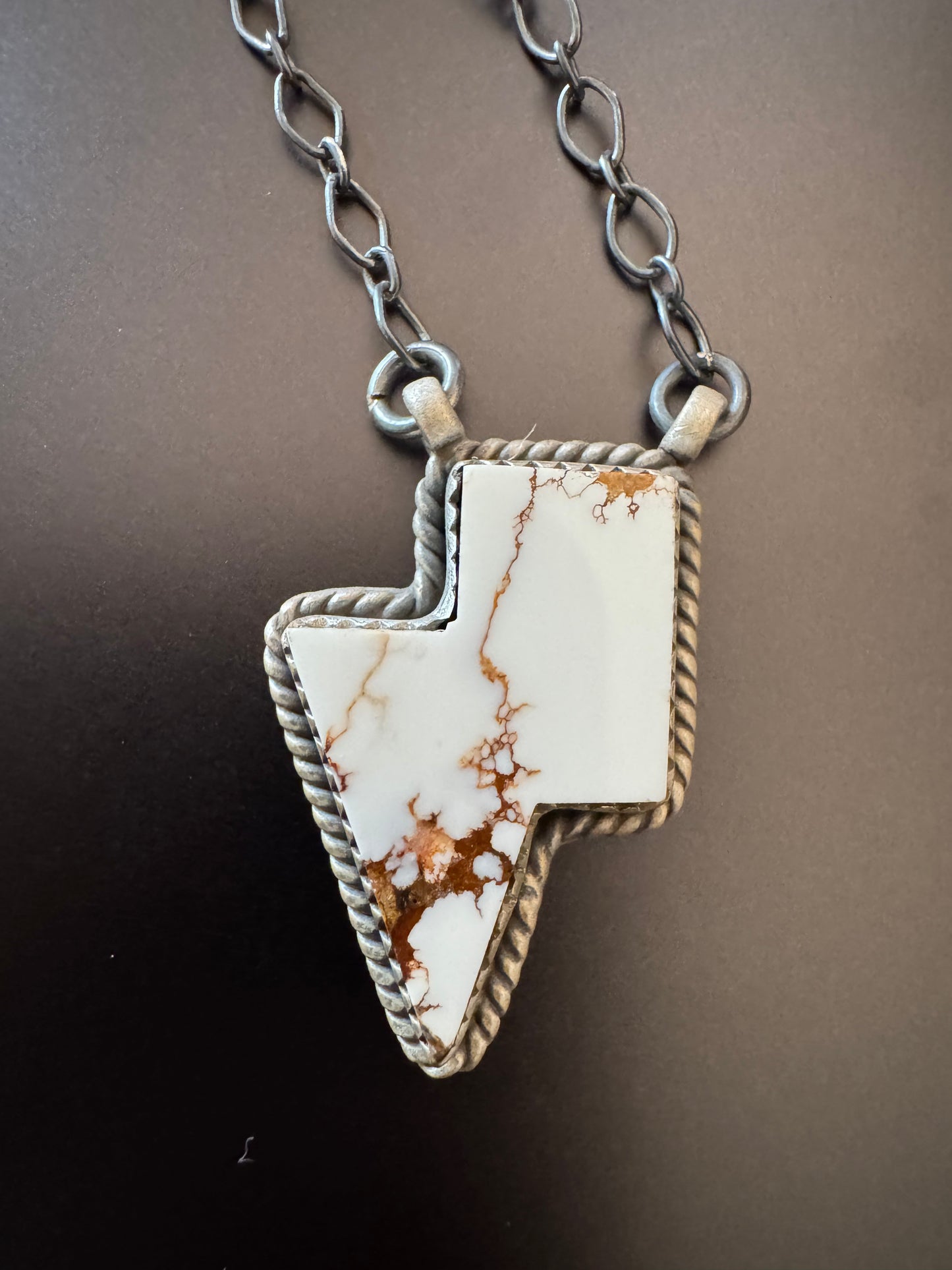 Wild Horse Lighting Bolt Necklace