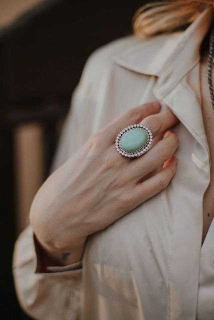 Handmade Royston Turquoise Ring