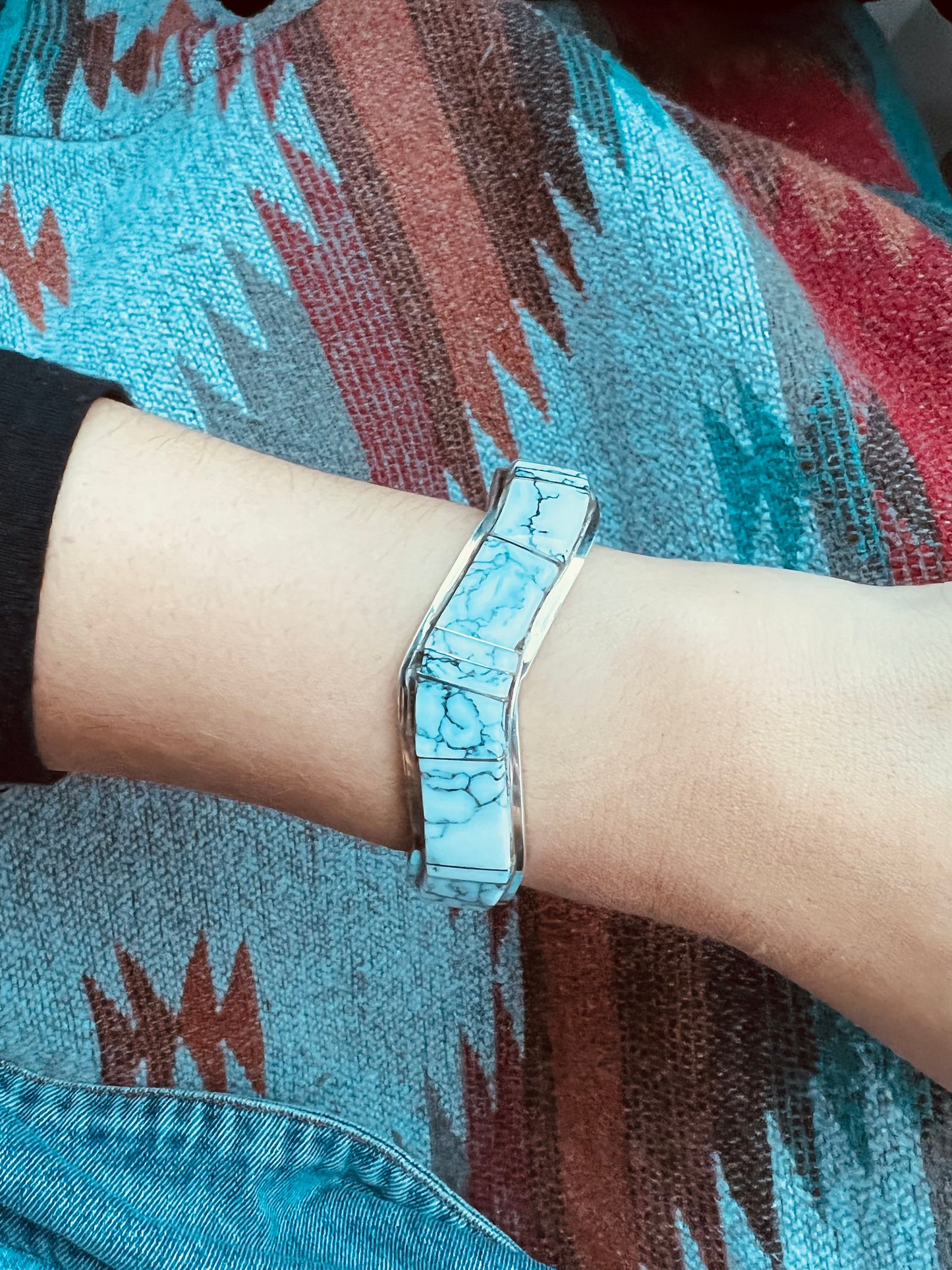 White Buffalo | Kingman Turquoise Cuff Bracelet