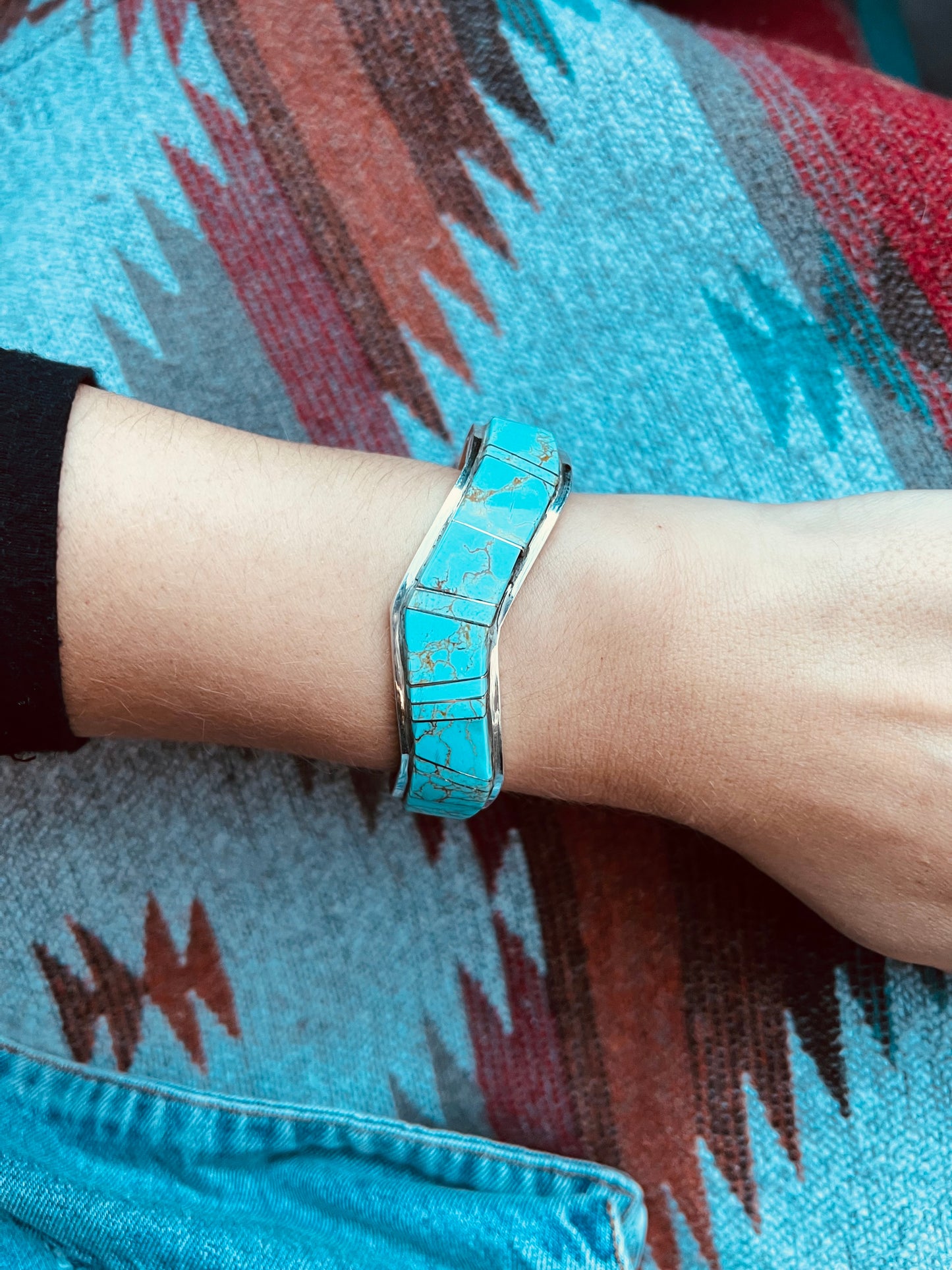 White Buffalo | Kingman Turquoise Cuff Bracelet