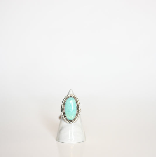 Handmade Navajo Turquoise Ring | Size 7.5