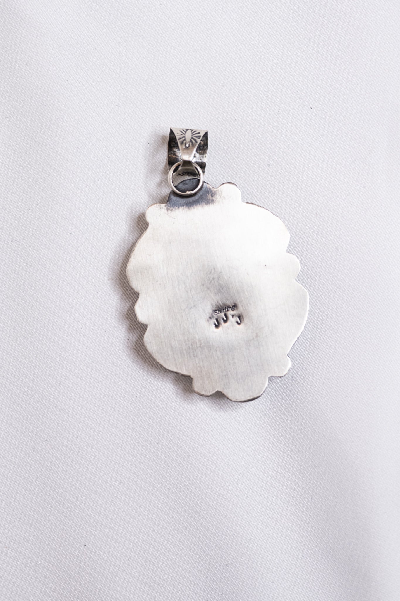 Handmade White Buffalo Pendant by Jeff James