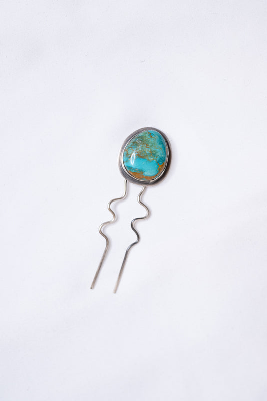 Handmade Turquoise Stone Hair Pin