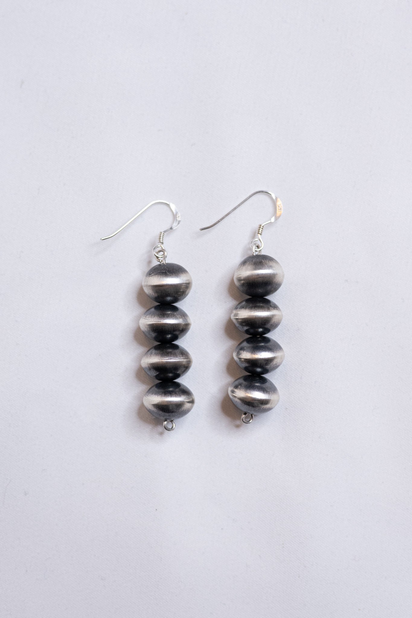 Navajo Pearl Drop Stack Earrings