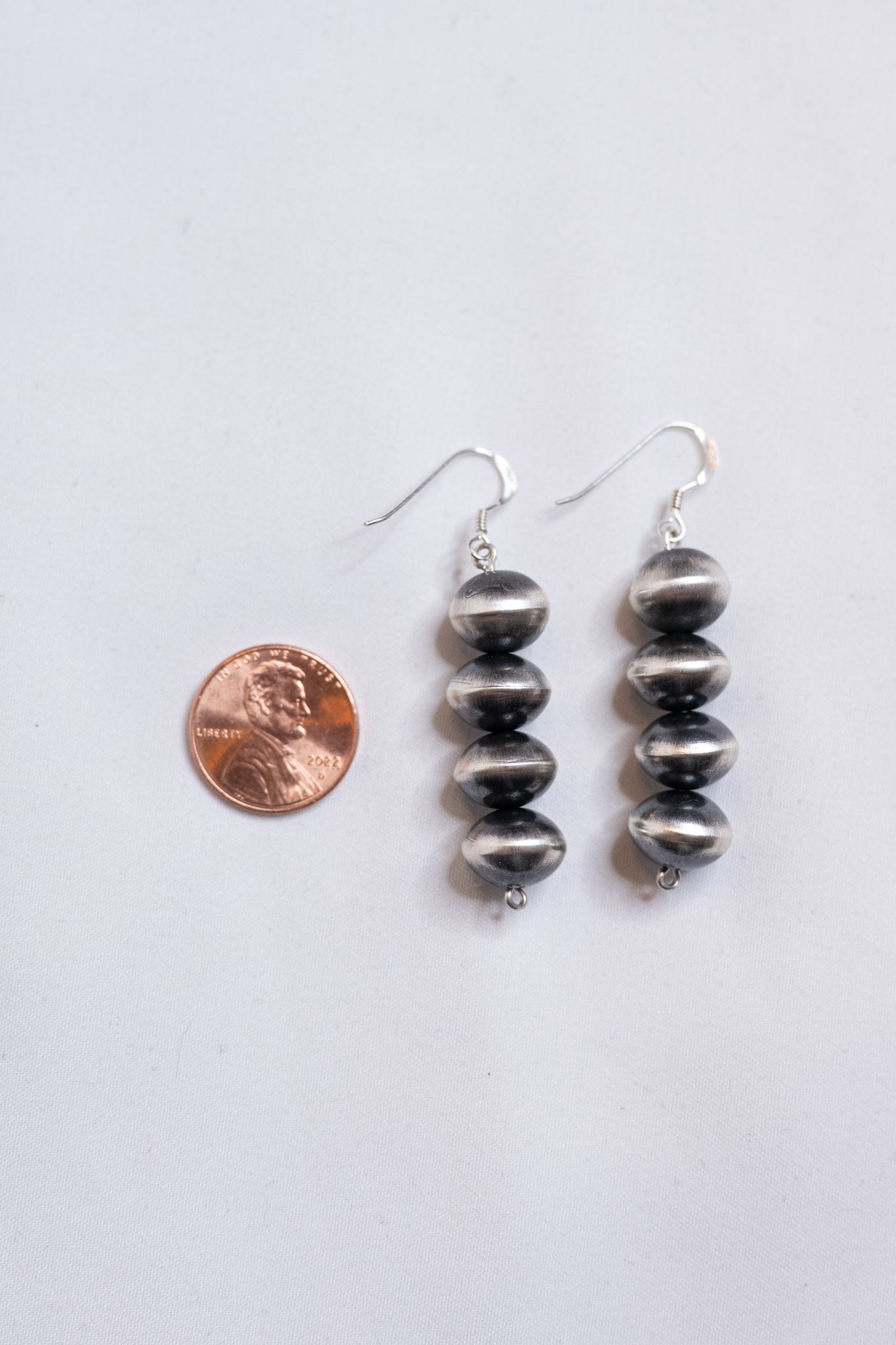 Navajo Pearl Drop Stack Earrings