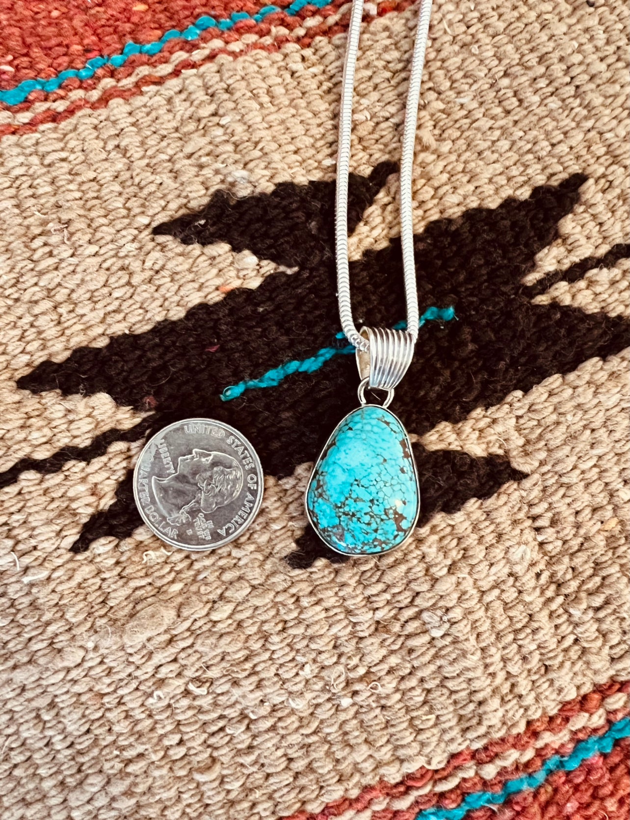 Godber Turquoise Pendant Necklace