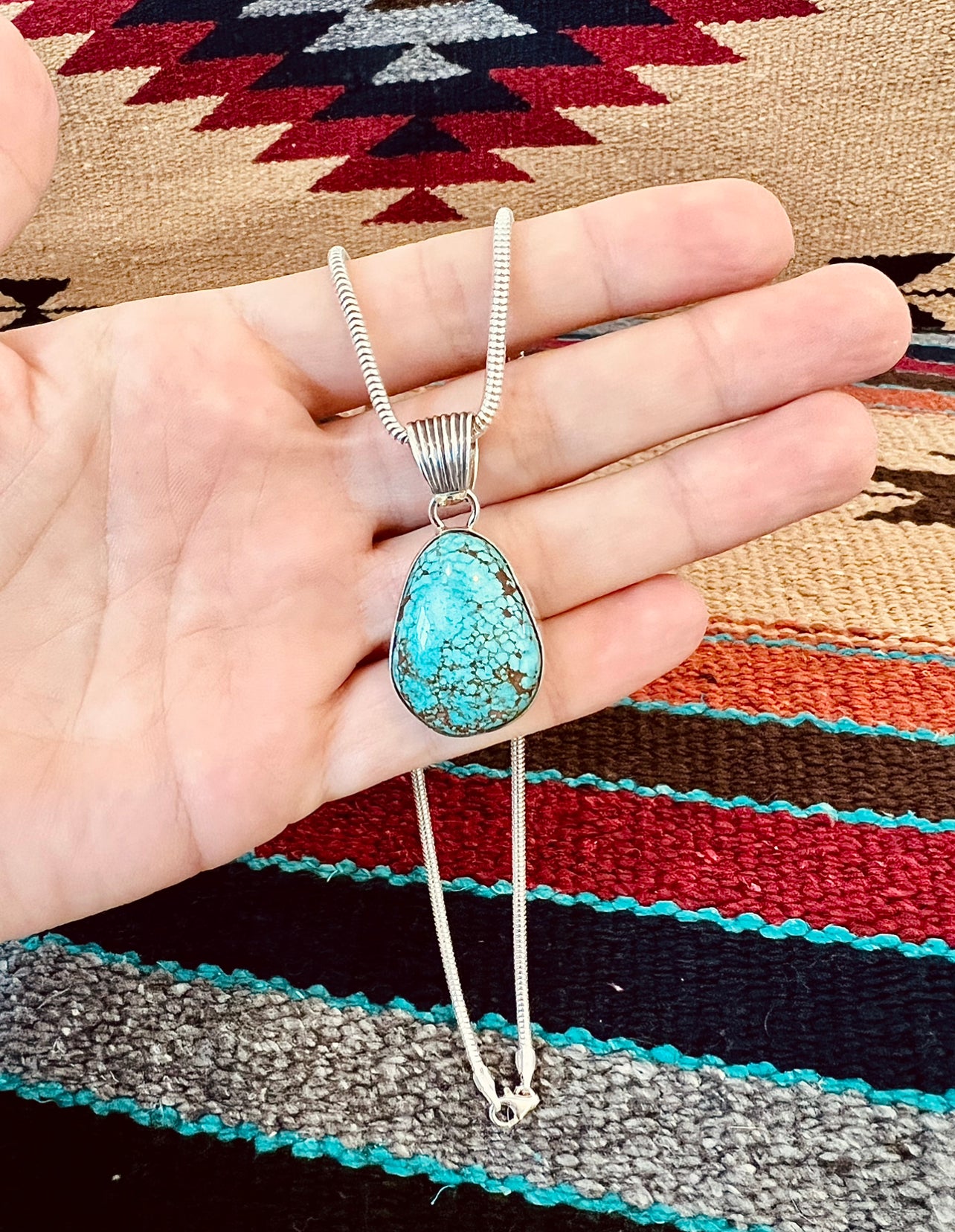 Godber Turquoise Pendant Necklace