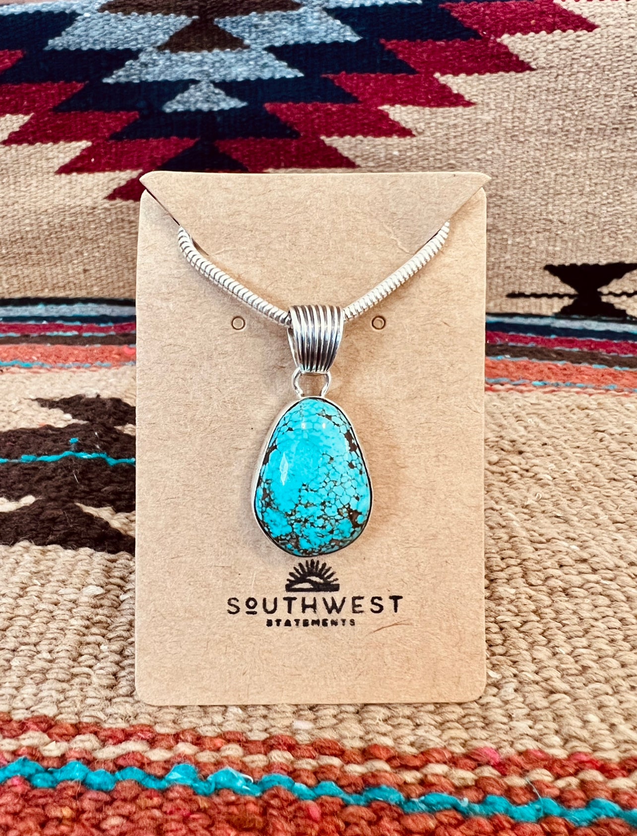 Godber Turquoise Pendant Necklace